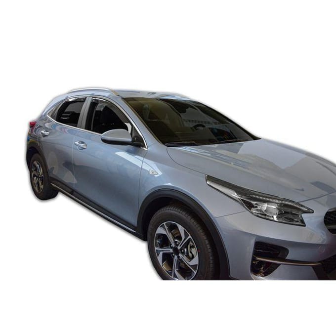 Déflecteurs d'air - HEKO - Kia X Ceed (depuis 2019) - 4 pcs - Teinté fumé - Montage sans perçage