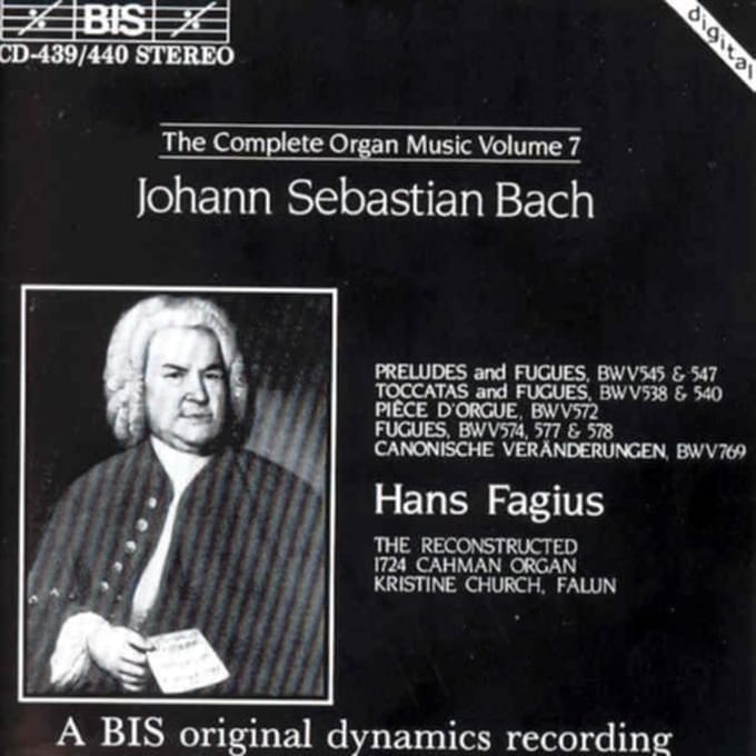 Hans Fagius - J.S. Bach: The Complete Organ Music Vol 7 (2 CD)