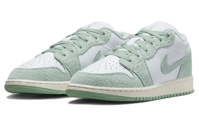 Jordan 1 Low SE Blanc Seafoam (GS) 35.5 white