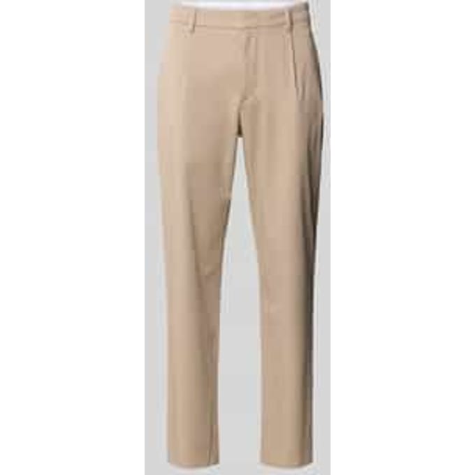 loose fit bandplooibroek met achterzakken