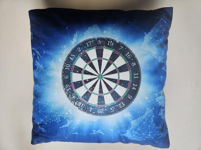 Sier kussen - Darts afbeelding - Darts - Dartbord - 2