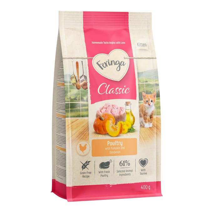 Feringa Kitten Classic gevogelte - Nieuw Recept 400 g