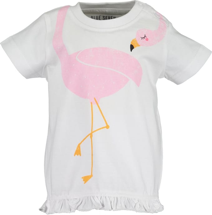 Blue Seven Meisjes T-shirt - Wit - Maat 86