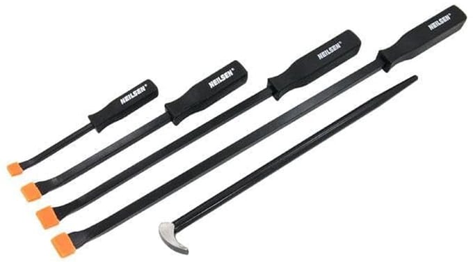 Pry Set met Oranje Handgrepen en Roll Head Bars