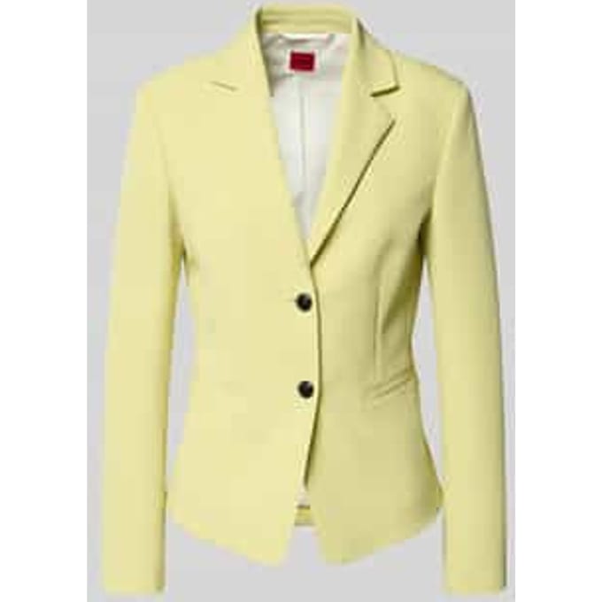 slim fit korte blazer met logo-applicatie model 'Agonia-1'