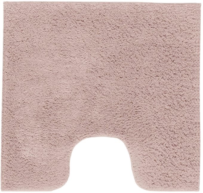 Casilin Havana WC-mat - 59 x 59 cm - Met uitsparing - Zachtroze