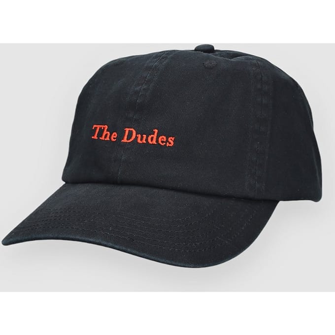 The Dudes Logo Cap zwart