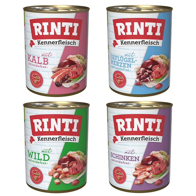 12x800g Kennerfleisch Mix 1 RINTI Hondenvoer