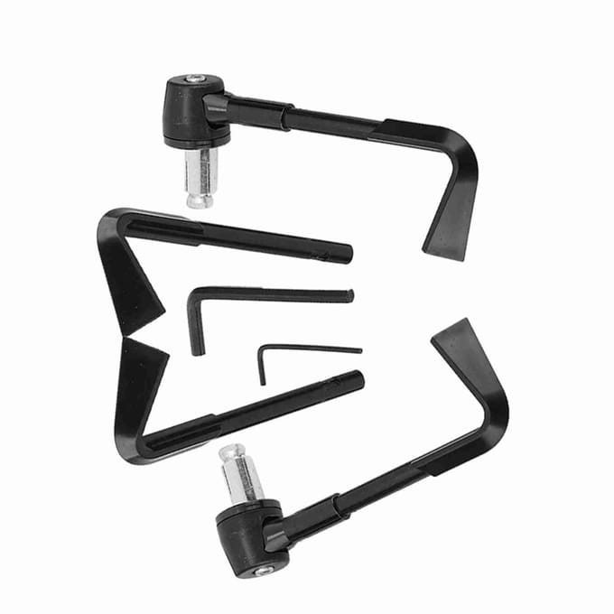 CNC Motorfiets Handvatbeschermer Remhendels Beschermkap Motorfietsbeschermer Stuur(Zwart) gray