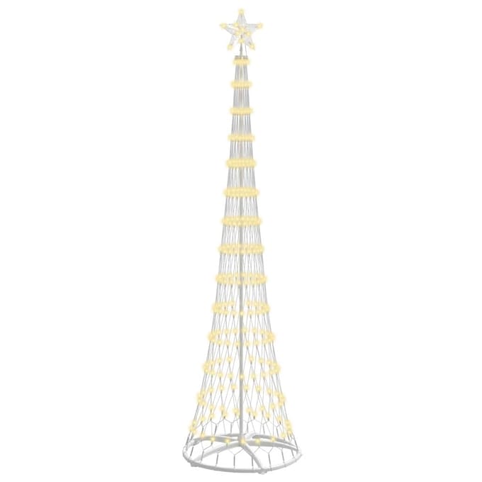 vidaXL - LED - kerstboom - Warmwit - 250 - cm - Metaal
