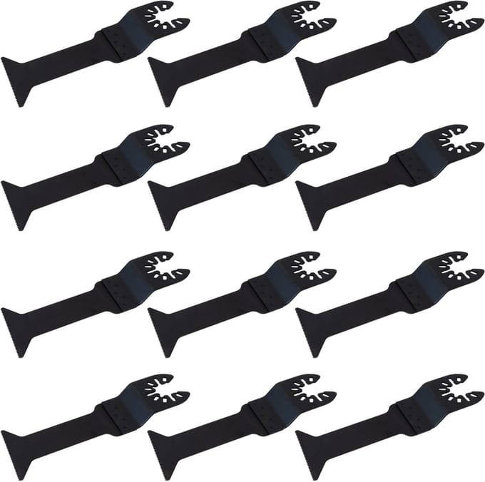 Wovar Multitool zaagjes Metaal en Hout 44 x 78 mm Universeel | Overdoos 10 stuks
