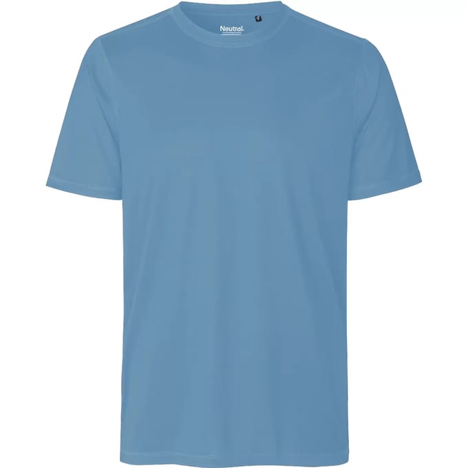 Herensportshirt 'Performance' met korte mouwen Dusty Indigo - M