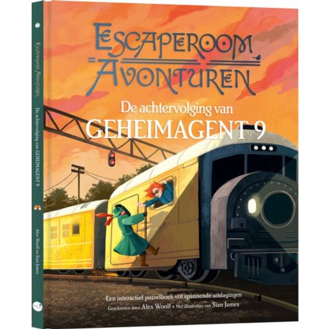 Escaperoom Avonturen: De Achtervolging Van Geheimagent 9 - Alex Woolf