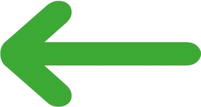 Vloerstickers pijlen lichtgroen - Vloermarkeringspijlen