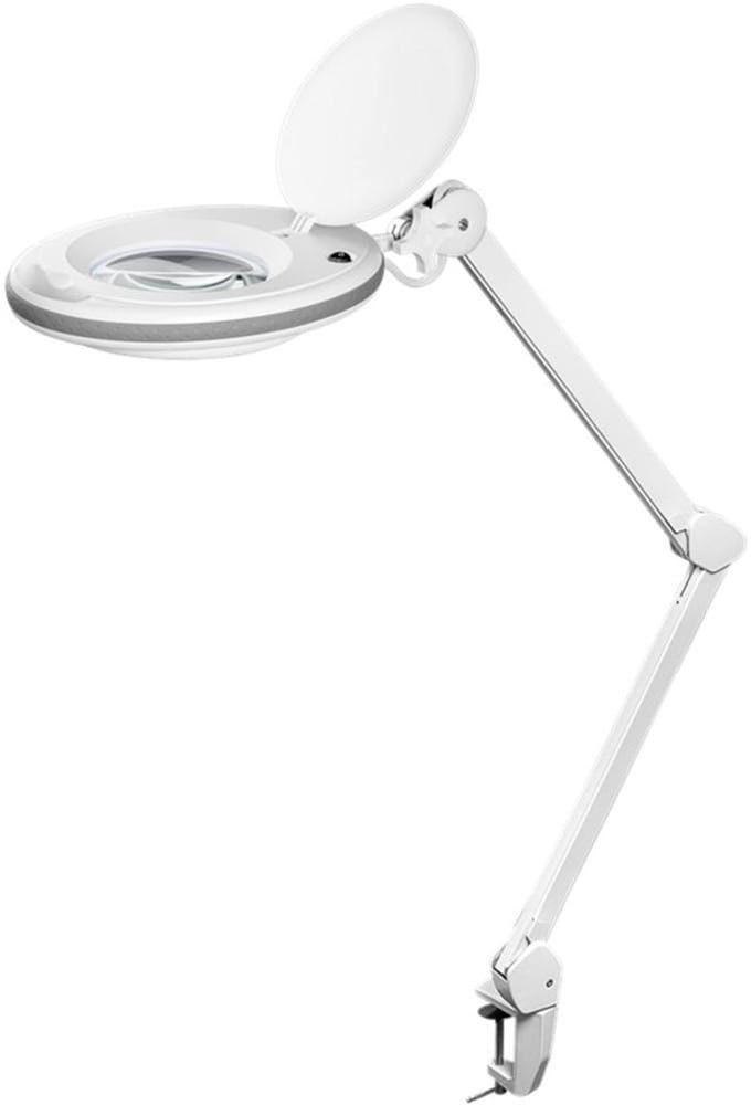 Goobay premium LED loeplamp | 650 lm | 8W | bureauklem | wit