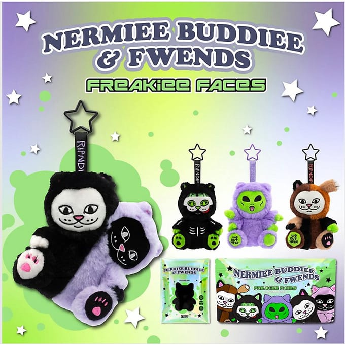 RIPNDIP Nermiee Buddies & Friends Mutants Bag Charm patroon