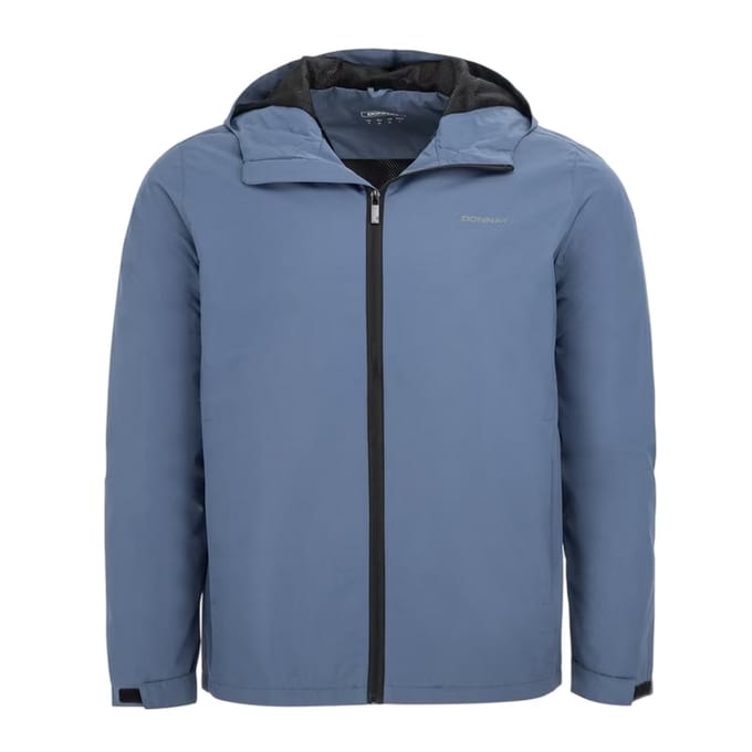 Donnay Heren Lichtgewicht Jas met Capuchon (Grijs)