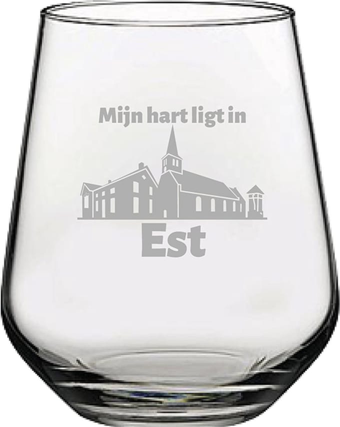 Gegraveerde Drinkglas 42,5cl Breda
