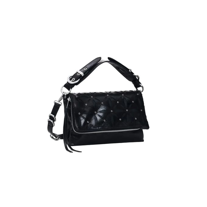 Desigual handtas schoudertas Coriolis Murano Shoulder Bag Black zwart