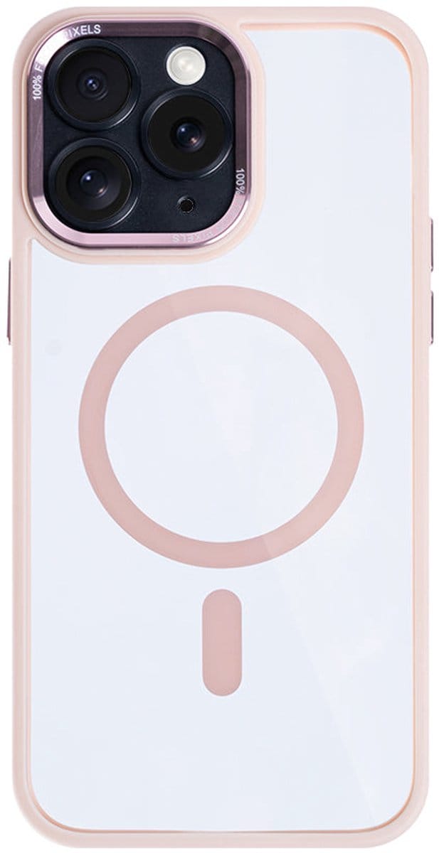 Rixus Classic 04 Case With MagSafe For iPhone 11 Pro Pink