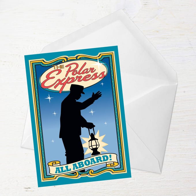 The Polar Express Greetings Card - Large Card