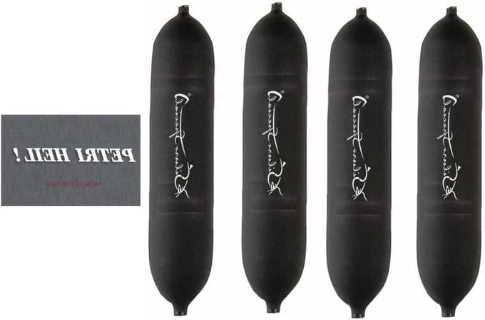 Set van 4 stuks onderwaterdobbers, zwart, 8-60 gram U-pose welspose onderwaterpose (20 gram)