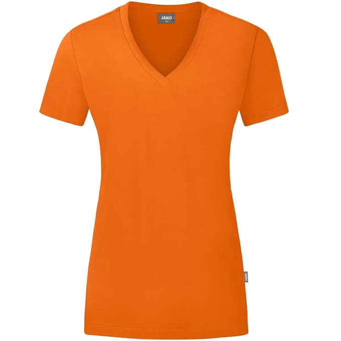 Jako Organic T-Shirt Dames - Oranje | Maat: 48