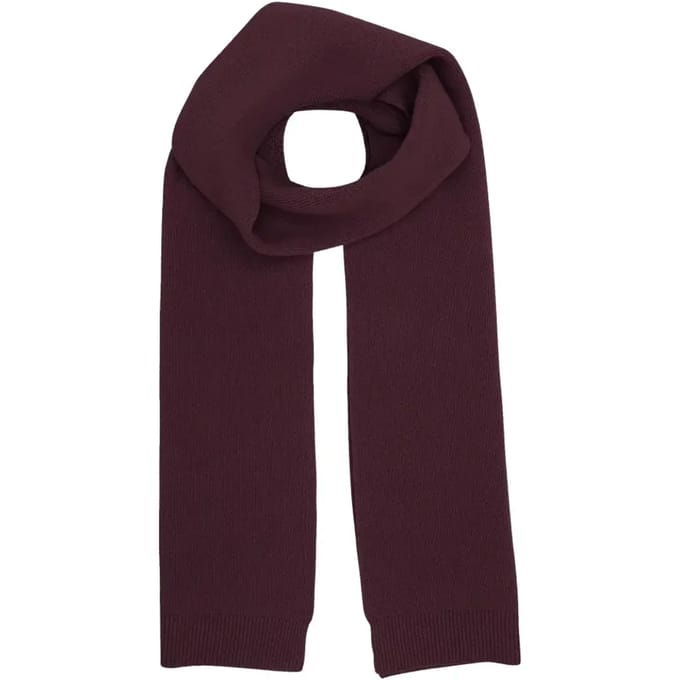 wollen sjaal Colorful Standard Merino oxblood red