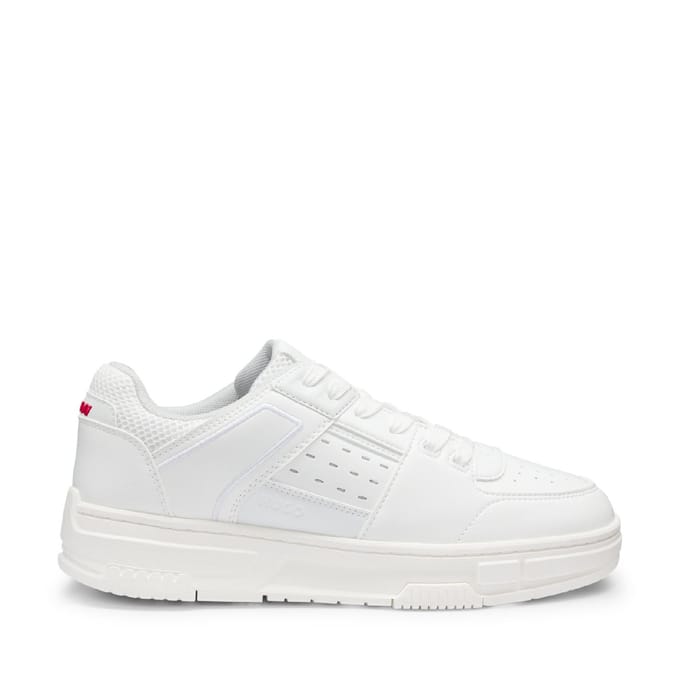 Hugo Boss Yarrow herensneakers in het wit