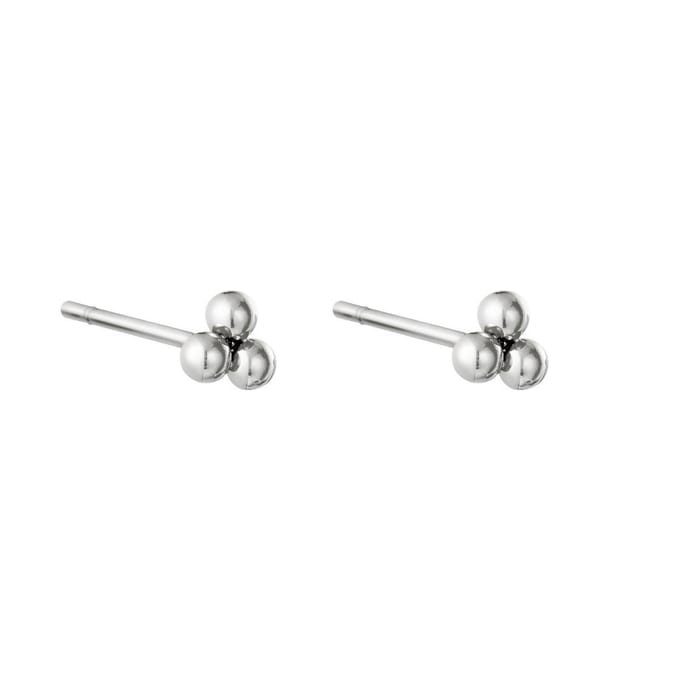 Oorbellen Triple Bullet - Yehwang - Studs - One size - Zilver