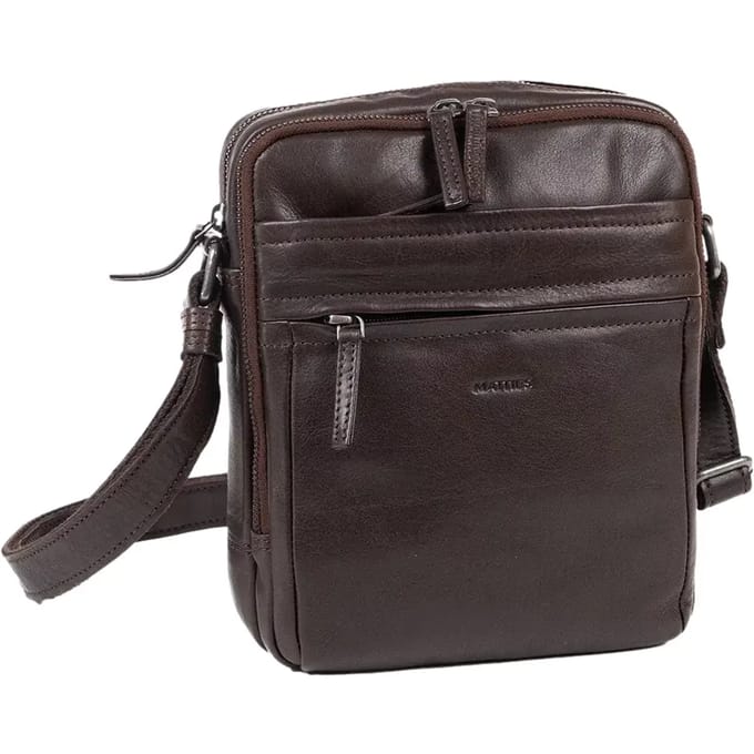 Echte leren schoudertas Matties Bags