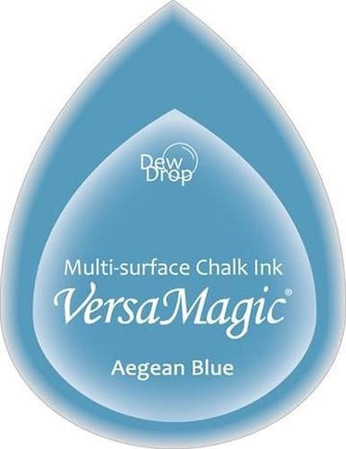 Tsukineko VersaMagic dew drop pad - Aegean Blauw
