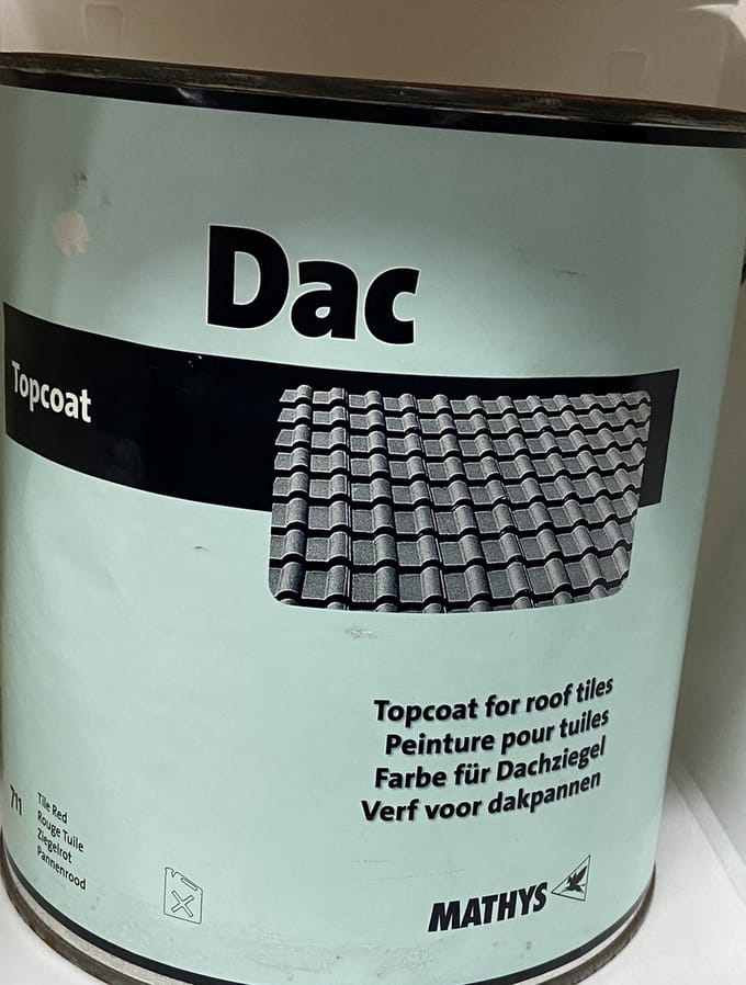 Mathys - Dac Topcoat - Tile Red - 4L