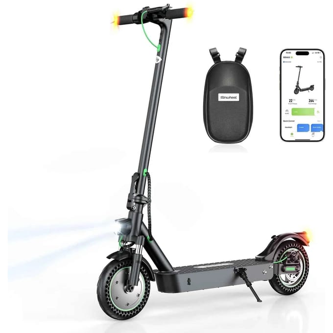 isinwheel S9MAX Electric Scooter 36V 10Ah Battery 500W Motor