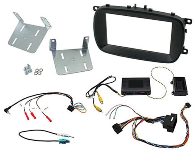 Connects2 - 2-DIN complete installatiekit Fiat 500X 2015-2021