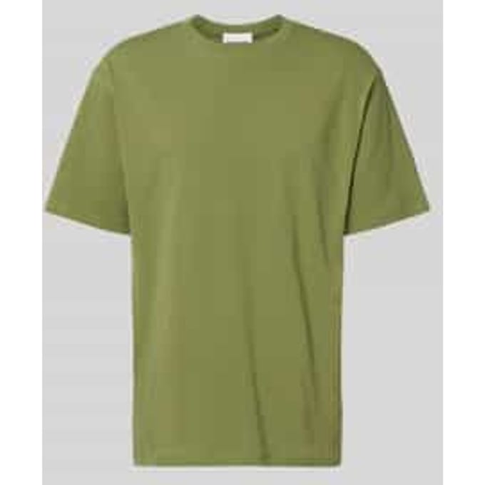 Relaxed fit T-shirt van Mix van biologisch katoen Model 'MAARKOS'