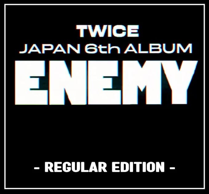 TWICE 6ème album japonais - ENEMY (Édition régulière)