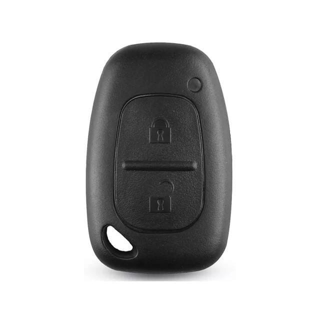 Coque cle kangoo Clé Plip Boitier Vierge Compatible Trafic Kangoo Master Vivaro 2 Boutons gray