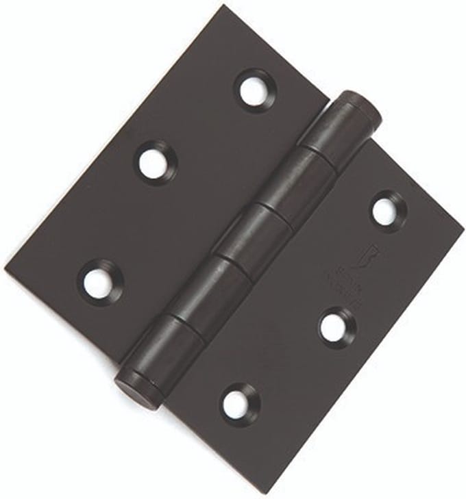 Zwart RVS Bladscharnier 101.6x101.6x3mm