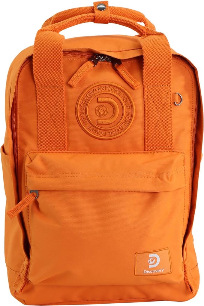 Discovery Cave Laptop Rugzak / Schooltas (L) Oranje - Oranje
