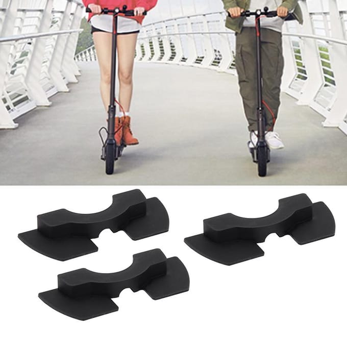 3 stuks / 1 set rubberen schokdempers voor Xiaomi M365 elektrische scooter black