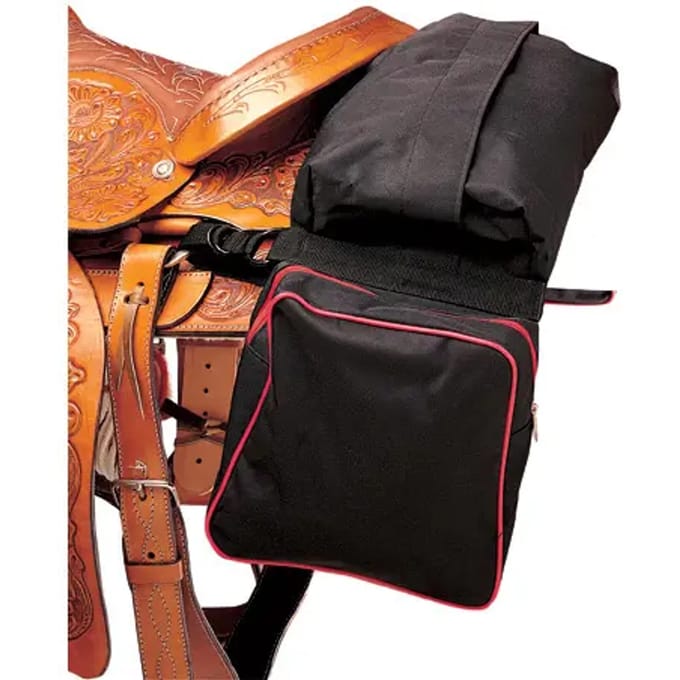 Nylon zadel tas Hispano Hipica