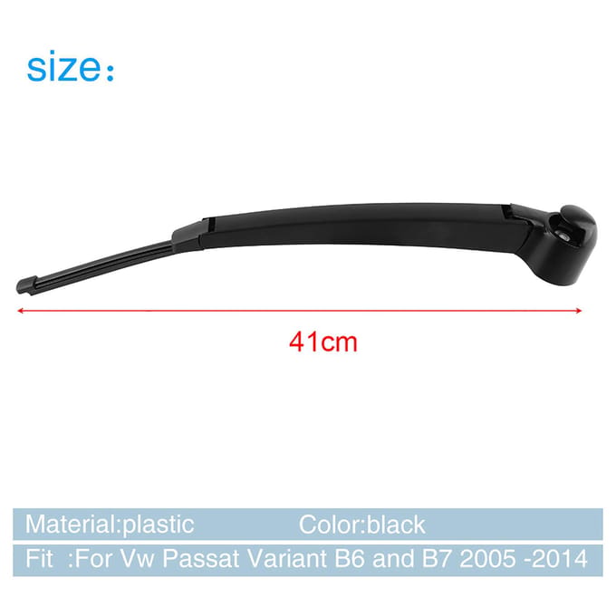 Ruitenwisserarm en -blad achterruit voor Variant B6 en B7 2005 ?2014 black