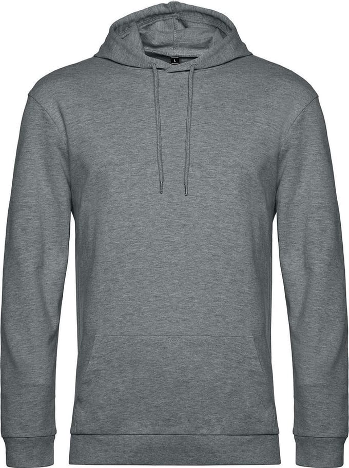 B&C Heren Hoodie (Midden-Grijze Heide)
