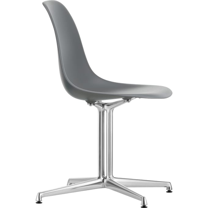 Vitra Eames Plastic Bijzetstoel DSL - granietgrijs RE