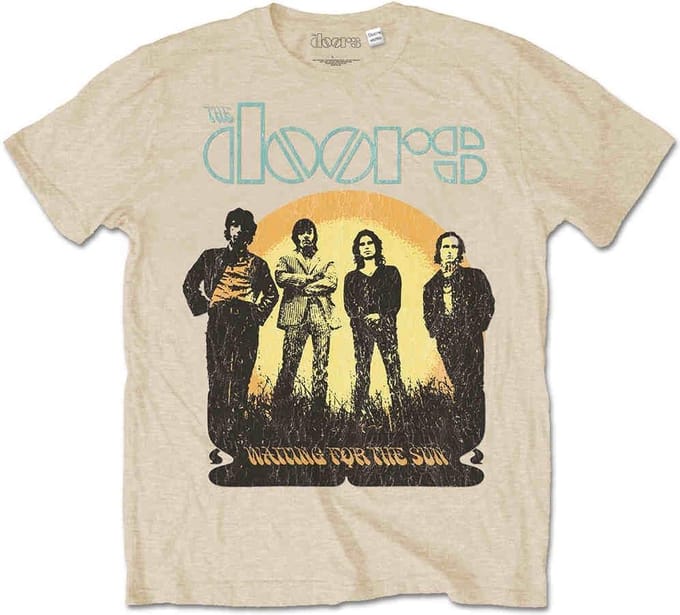 The Doors - 1968 Tour Heren T-shirt - S - Creme