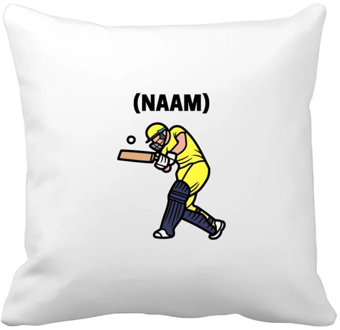 Akyol - cricket met eigen naam Kussen hoes - Cricket - cricketer - sport - 40 bij 40 cm