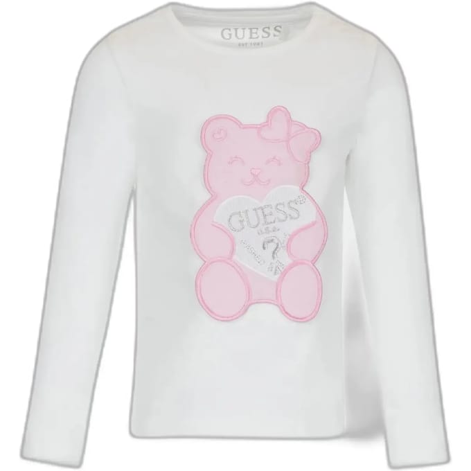 Meisjes t-shirt met lange mouwen Guess