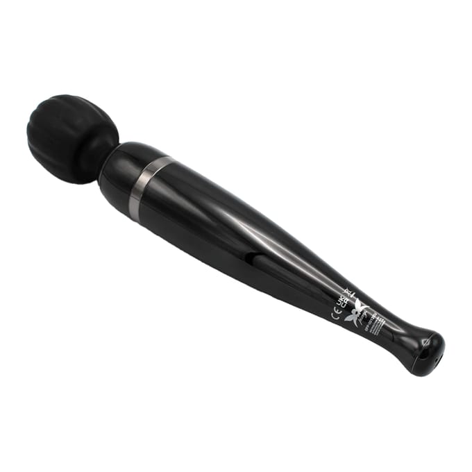 Pixey DeLuxe - Black Chrome Edition - Oplaadbare Wand Vibrator - de krachtigste die er is
