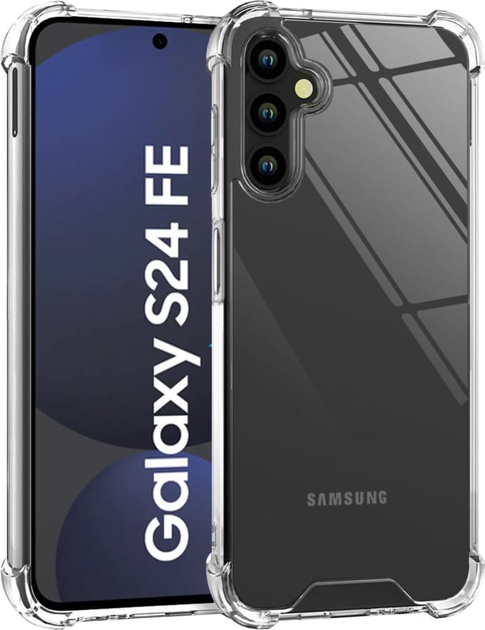 Hoesje geschikt voor Samsung Galaxy S24 FE - Shockproof Transparant Back Cover Case